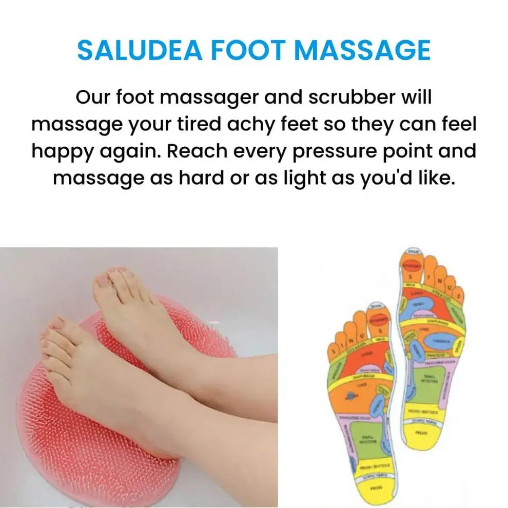 Shower Foot & Back Scrubber, Massage Pad