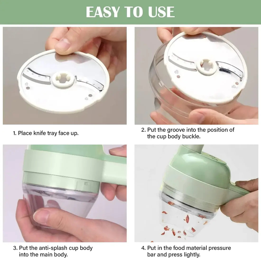 4-in-1 Electric Veggie Cutter