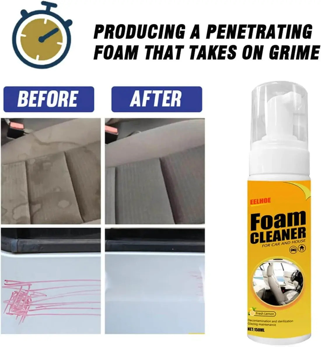 Powerful Stain Removal Foam Cleaner