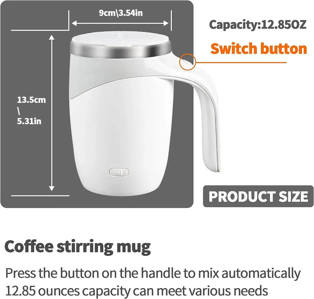 AutoMix Magnetic Mug