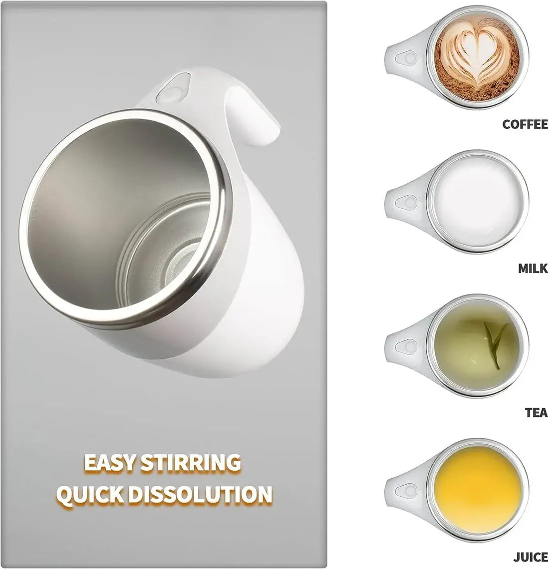 AutoMix Magnetic Mug