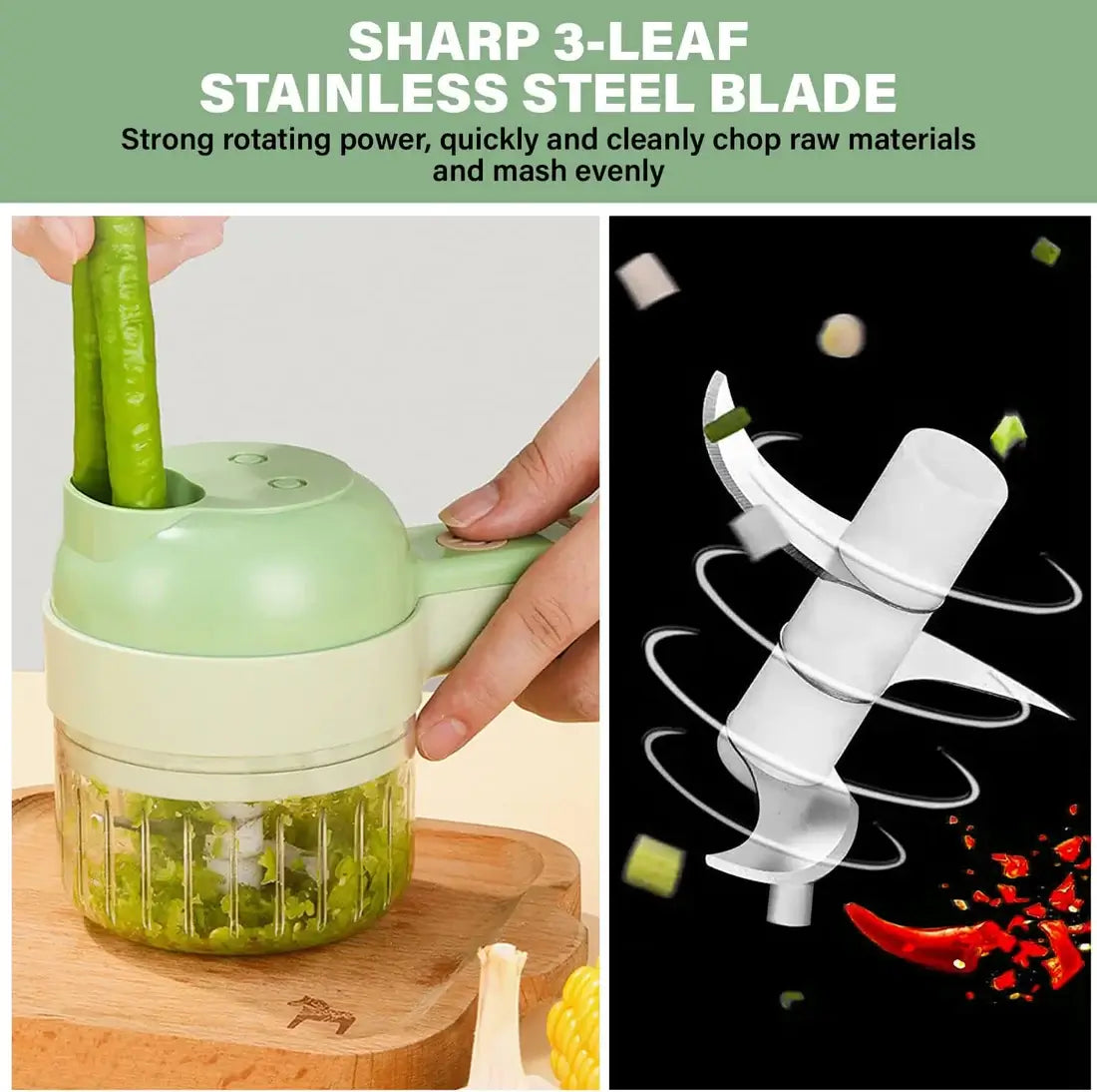 4-in-1 Electric Veggie Cutter