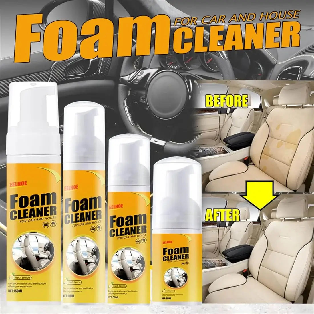 Powerful Stain Removal Foam Cleaner