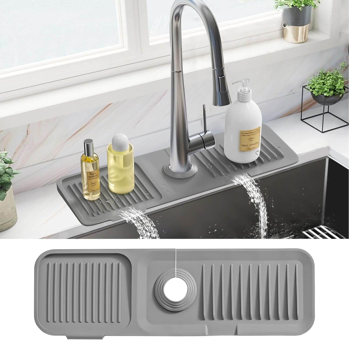 Faucet Guard & Draining Mat
