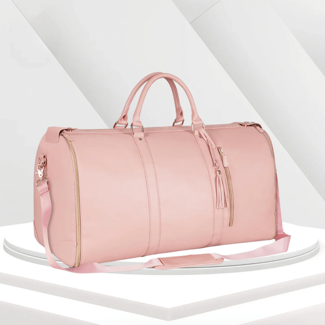 Foldable Luggage Bag Pink
