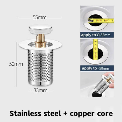 Stainless Steel Basin Drain Filter