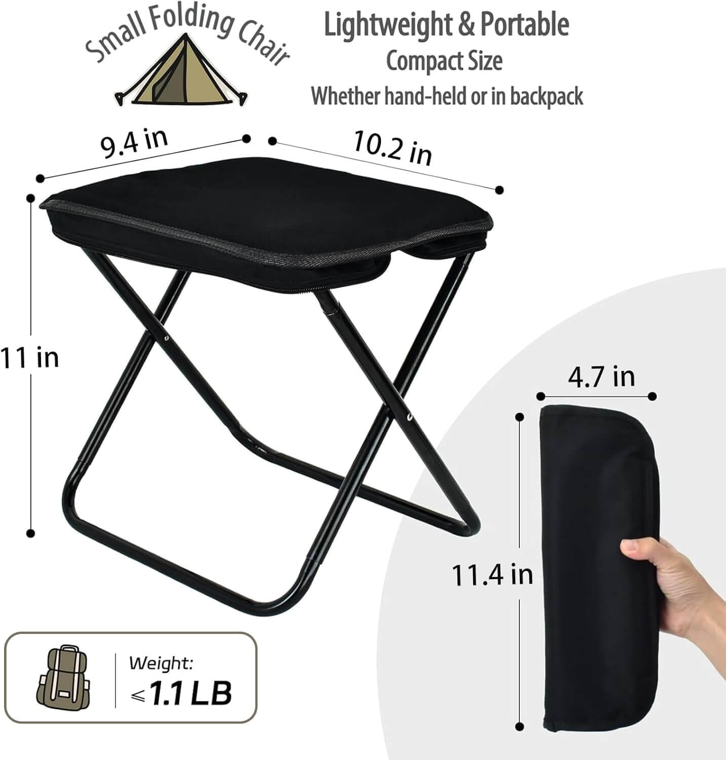Foldable Travel Stool Bag