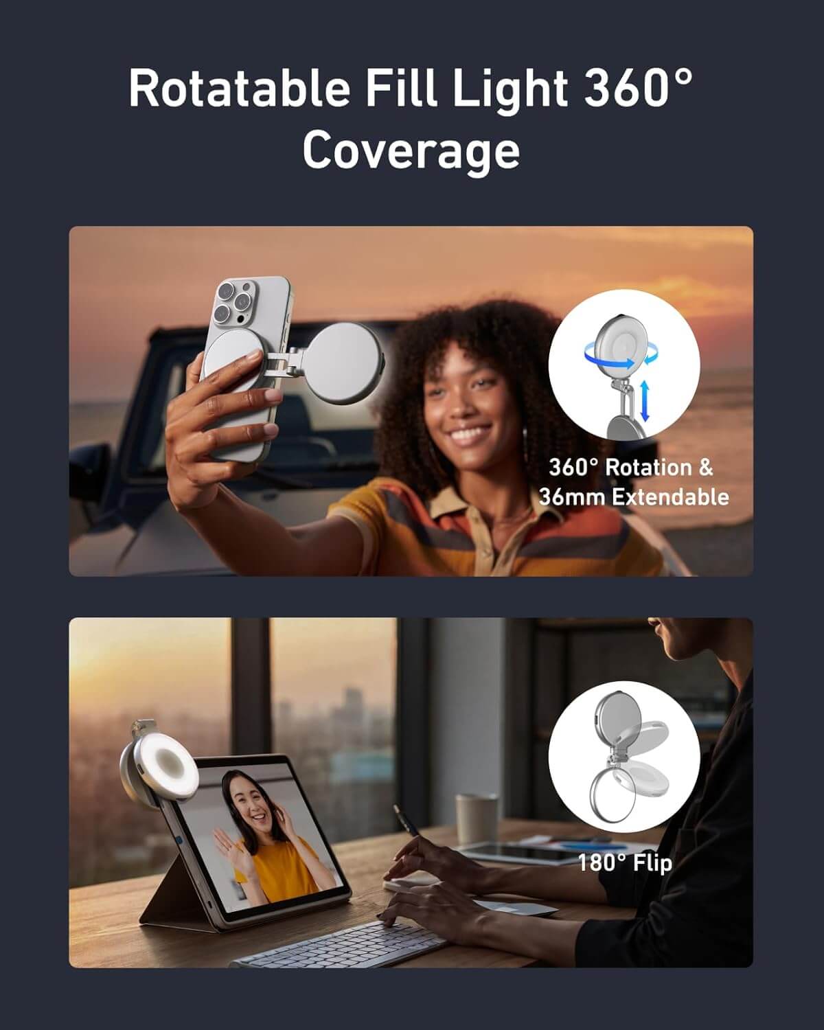 Magnetic Selfie Light