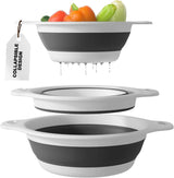 Collapsible Colander Set (3-Pack)