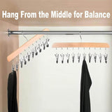 2-Pack 360° Rotating Clip Hangers