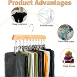 2-Pack 360° Rotating Clip Hangers