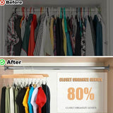 2-Pack 360° Rotating Clip Hangers