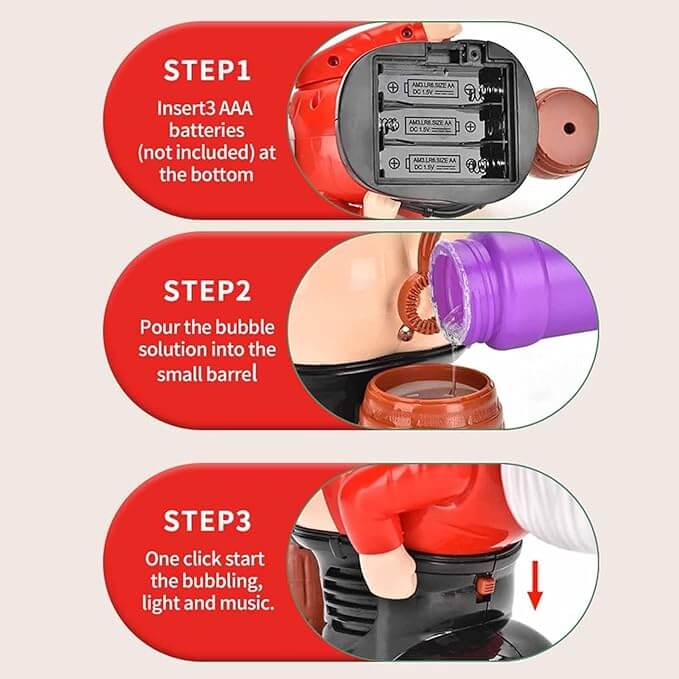 Santa Bubble Dispenser