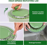 3-in-1 Salad Spinner, Vegetable Washer & Chopper