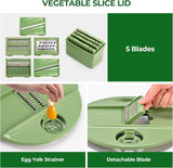 3-in-1 Salad Spinner, Vegetable Washer & Chopper