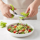 5-Blade Herb Scissors with Cleaning Comb