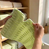 Reusable Microfiber Cleaning Towels Roll (20-Pack, Green)