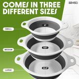 Collapsible Colander Set (3-Pack)