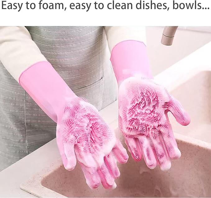 Silicone Scrub Gloves