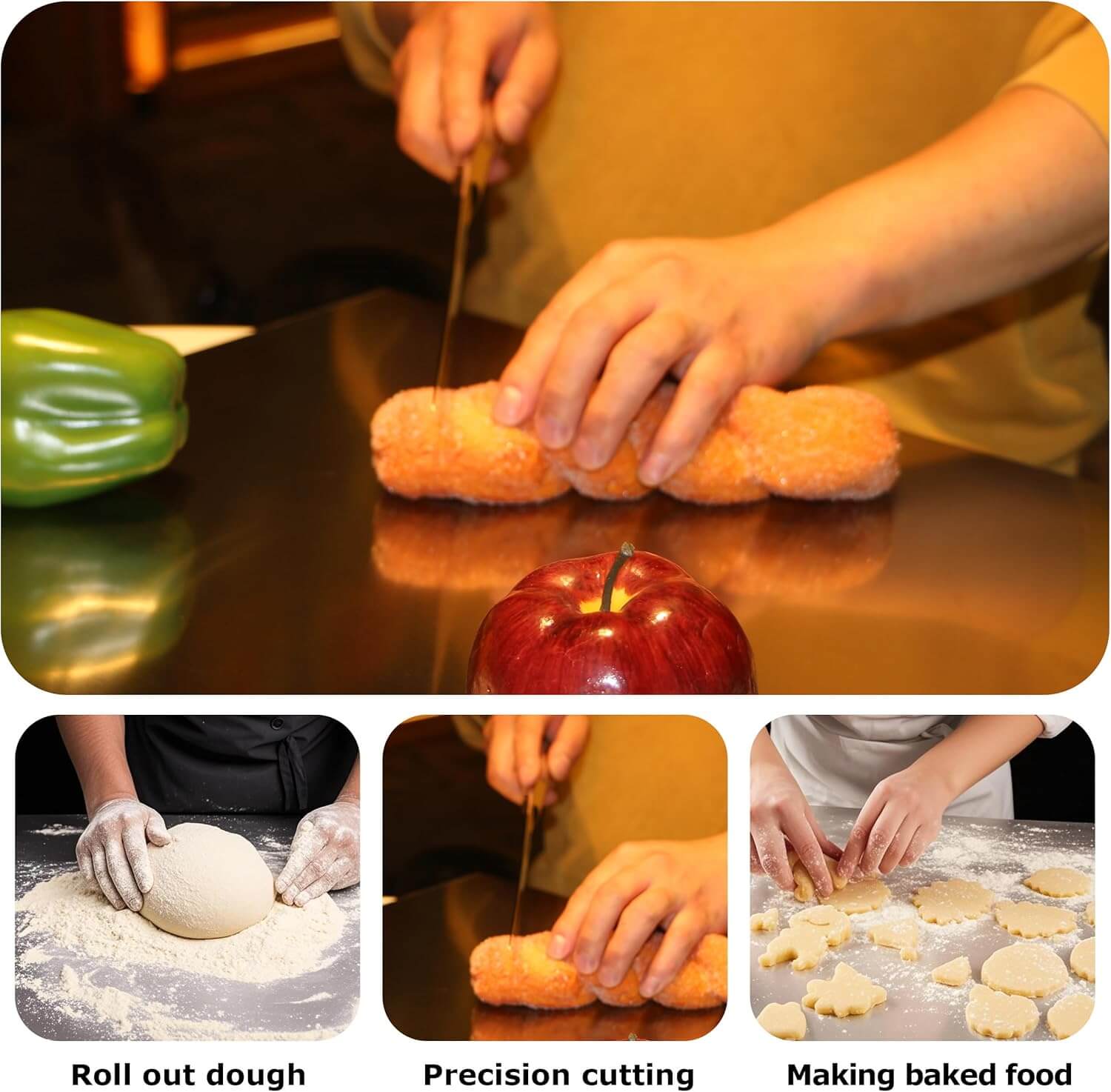 Bloame Stainless Steel Cutting Board – Hygienic
