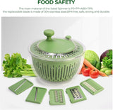3-in-1 Salad Spinner, Vegetable Washer & Chopper