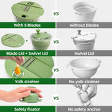 3-in-1 Salad Spinner, Vegetable Washer & Chopper