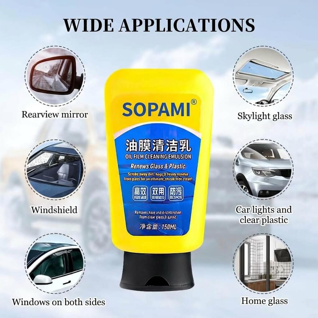 SOPAMI Glass Renew – Oil Film Remover