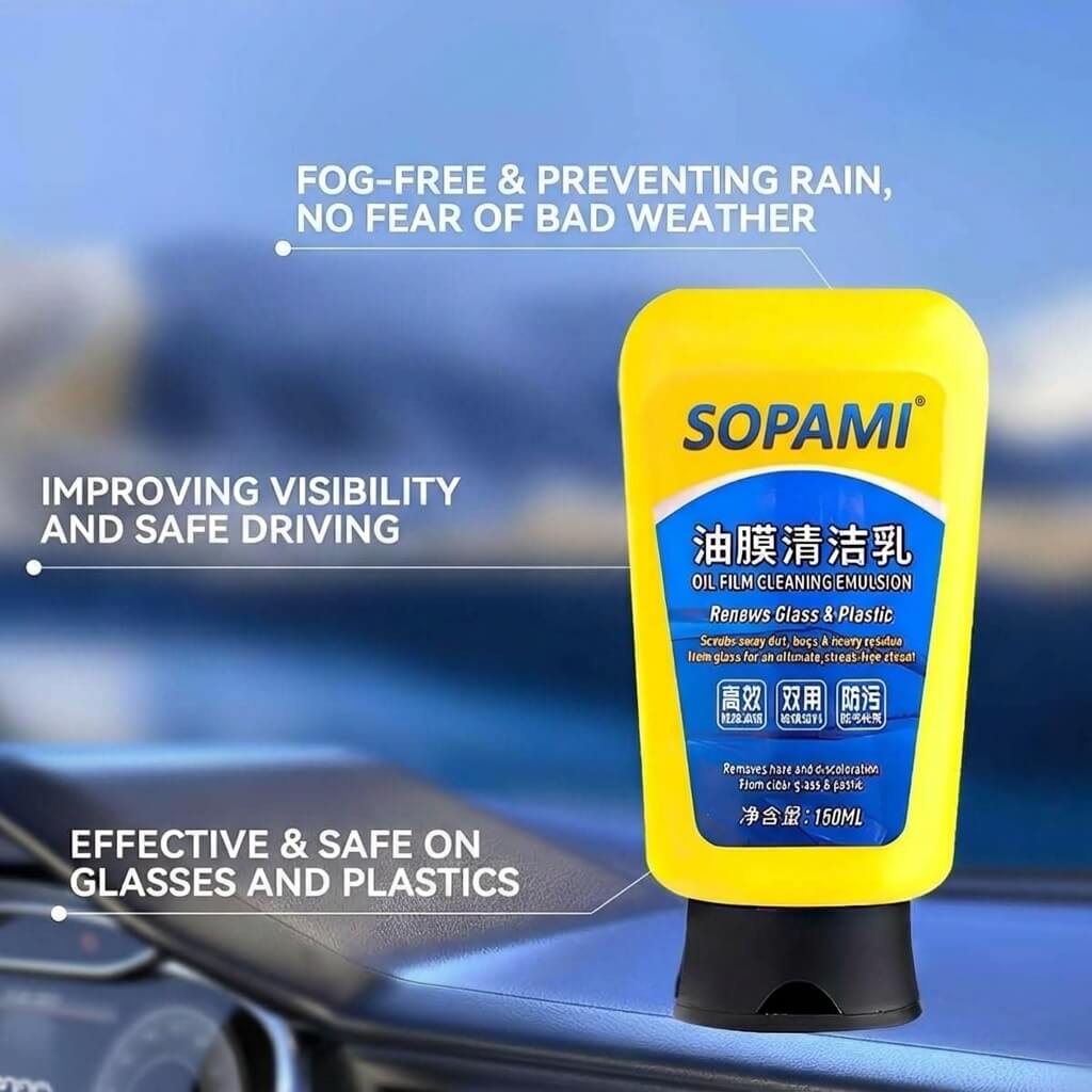SOPAMI Glass Renew – Oil Film Remover