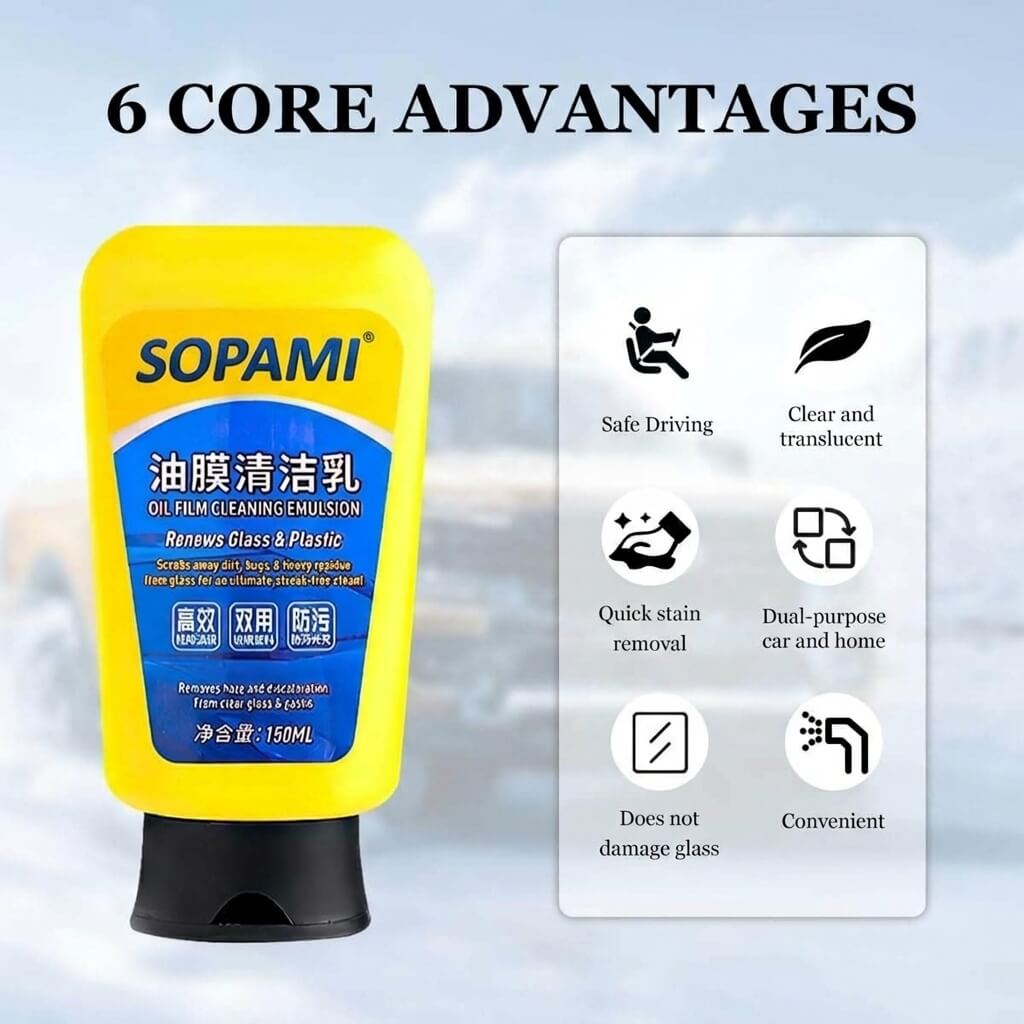 SOPAMI Glass Renew – Oil Film Remover