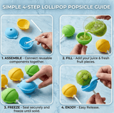 Homemade Lollipop Popsicle Mold (4PC Set)