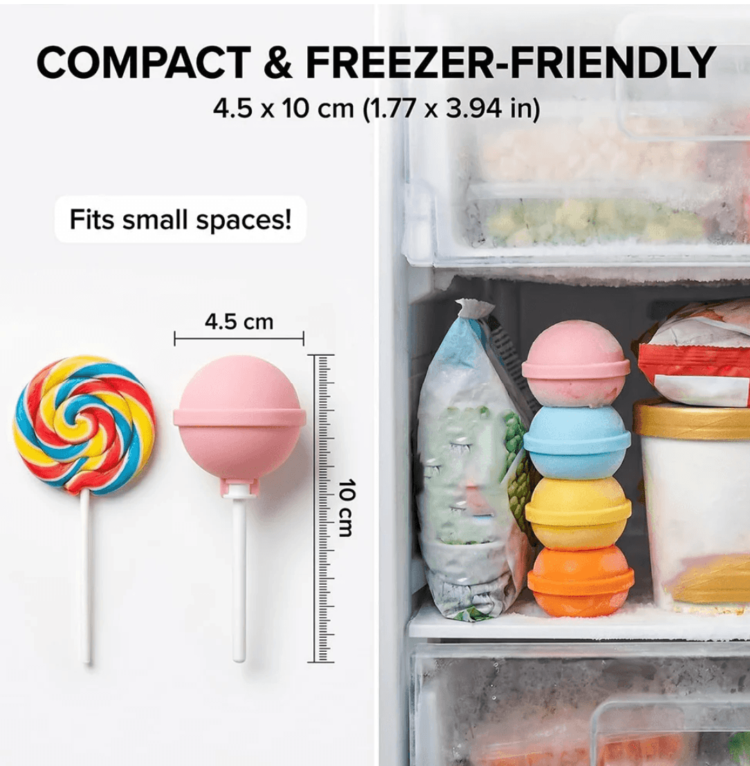 Homemade Lollipop Popsicle Mold (4PC Set)