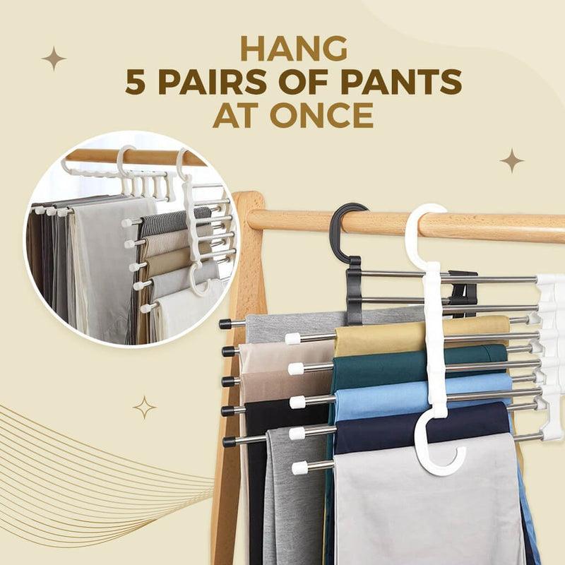 Space-Saving Pants Rack