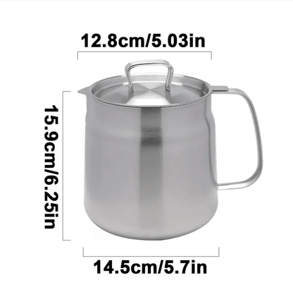 Kitchen Oil Container 304 Stainless Steel Oil