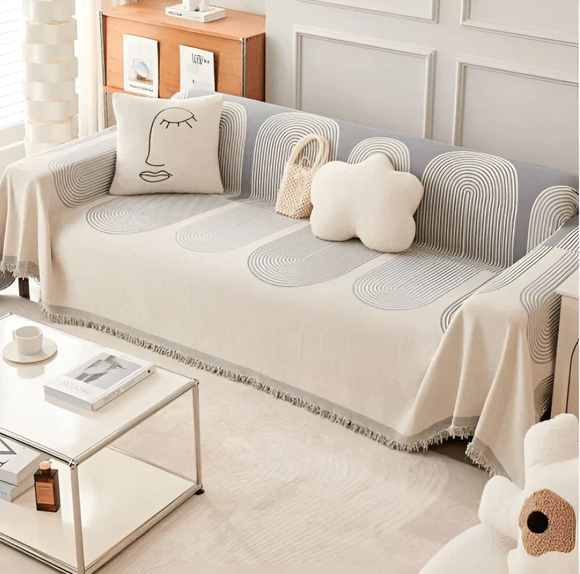 Reversible Chenille Sofa Cover