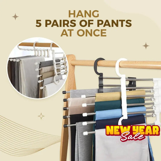 Space-Saving Pants Rack